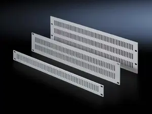 Trim panel Rittal EL 2232.000, aluminium grey, for 19" (48.3 cm) racks, pack of 3