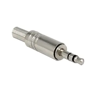 Wire connector DELOCK 65532, 3.5 mm metal, silver