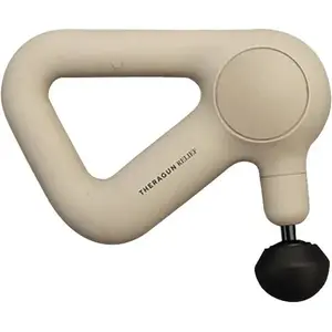 Percussive massager Therabody Theragun Relief — battery, 120 min runtime, beige, 62 mm depth