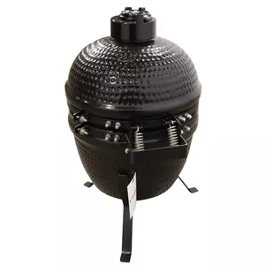 Керамический камадо-гриль BESK 13" Hogger Black, диаметр поверхности 34 см