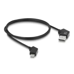 DeLOCK USB 2.0 kabelis Type-A male uz USB Type-C male rotējošs 60W 1.2m