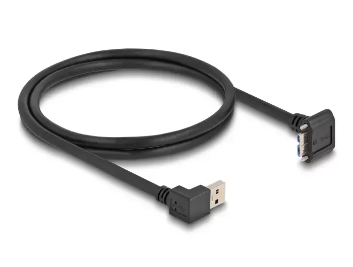 Кабель DeLOCK USB Type-A male 90° вниз к Micro-B male Photo 2