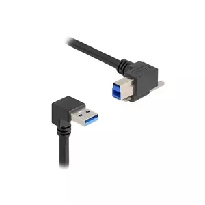 USB Cable DeLOCK 80481 90° Type-A male to Type-B male 1m black