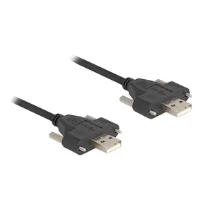 USB 2.0 Cable Type-A male to male DeLOCK 1m black 0.48 Gbit/s