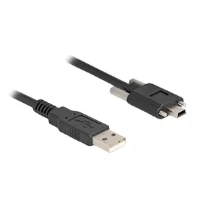 USB 2.0 Кабель DeLOCK 80478 1м Type-A male к Mini-B male черный