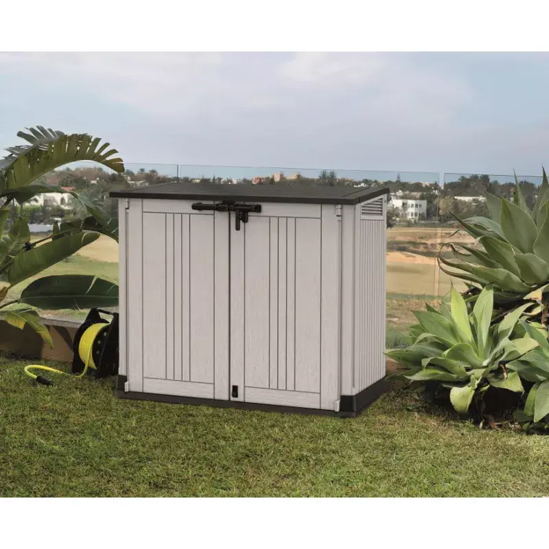 Uzglabāšanas kaste Keter MIDI pelēki‑melna 132x71.5x113.5 cm Photo 5