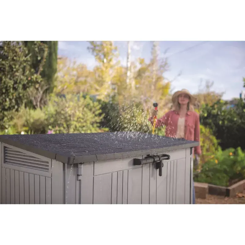 Uzglabāšanas kaste Keter MIDI pelēki‑melna 132x71.5x113.5 cm Photo 7