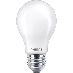 LED spuldze Philips A60 E27 7W (ekv. 60W), 2700K, 806 lm, matēta — 2 gab.