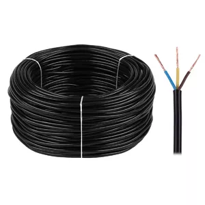 Electrical cable OMY 3x0.75 300/300V black — 3 conductors 0.75 mm², 300/300 V