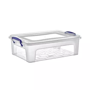 Michelino 10L Transparent Storage Box with Locking Lid