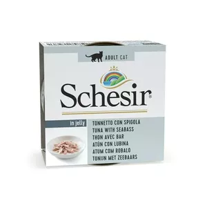 Влажный корм для кошек Agras Pet Foods Schesir Тунец с морским окунем 85 г пауч, 13% белка, 2.5% жира, 82% влаги
