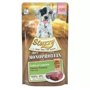 Влажный корм для щенков Agras Pet Foods STUZZY Monoprotein Veal 150 г – паштет с телятиной, 150 г саше