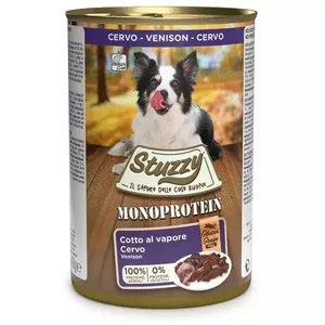 Влажный корм для собак Agras Pet Foods STUZZY Monoprotein Venison 400 г — взрослым, без злаков, 11,2% белка
