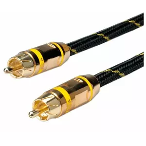 ROLINE 11.88.4253 audio kabelis 5 m RCA Melns, Zelts, Dzeltens