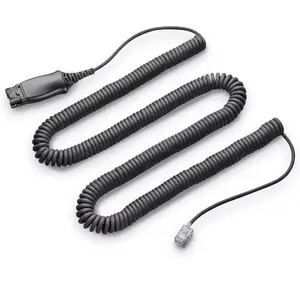 Telephone Cable POLY Savi Office S2 Black Male to Male 85R55AA