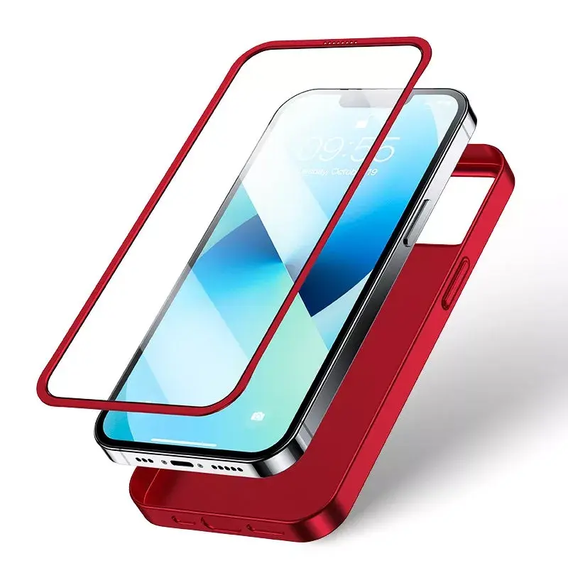 Joyroom полный чехол для iPhone 13 с закаленным стеклом Photo 4