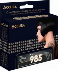 Ink Cartridge Accura LC985C XL High Yield Cyan — Compatible Brother LC985CXL
