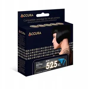Ink cartridge Accura LC525C XXL high capacity cyan for compatible Brother printers