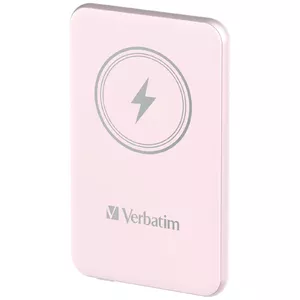 Verbatim Charge 'n' Go Litija polimērs (LiPo) 5000 mAh Bezvadu lādēšana Rozā