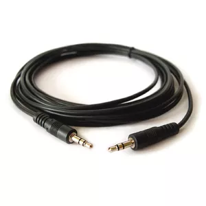 Kramer Electronics C-A35M/A35M-6 audio kabelis 1,8 m 3.5mm Melns