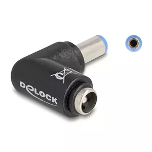 DeLOCK 80794 wire connector DC 5.5 x 2.1 Black Male/Female