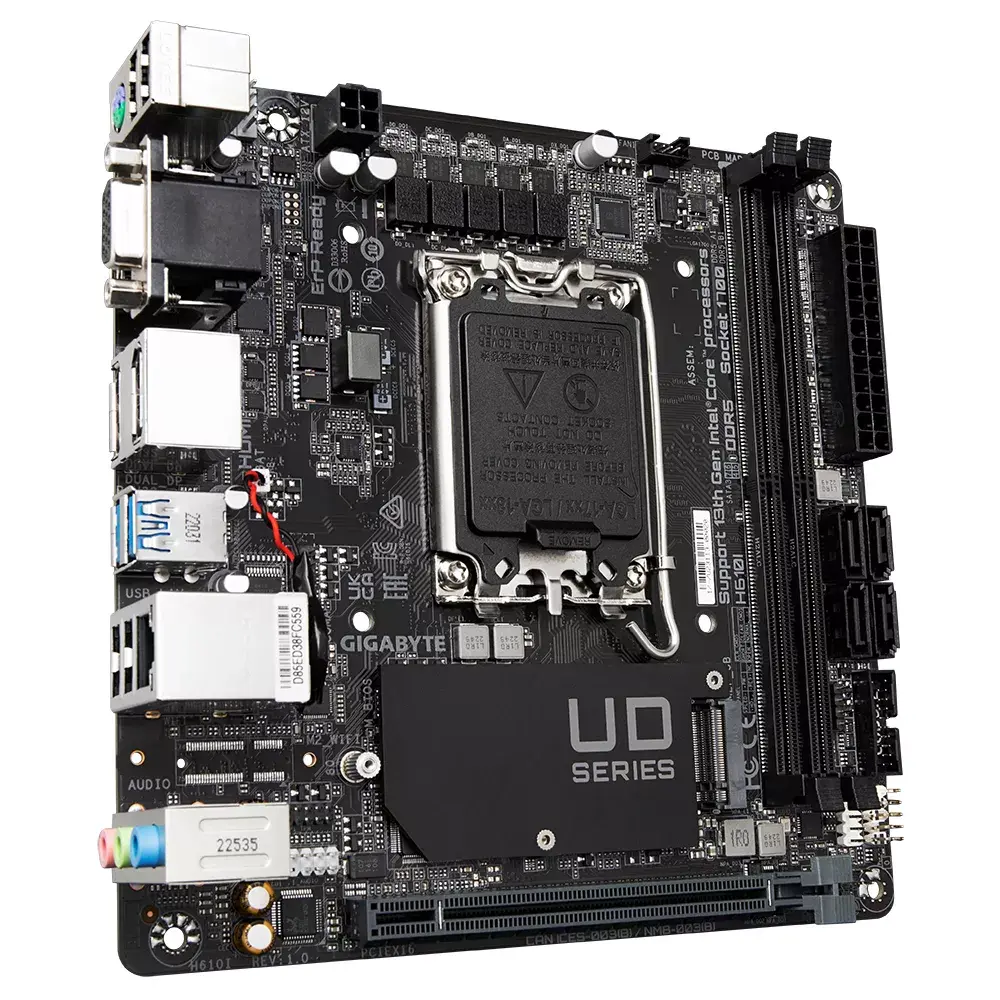 Pamatplate GIGABYTE H610I, H610 Photo 3