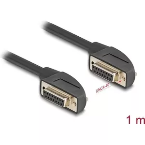 Sērijas kabelis DeLOCK 80476 1.8m DB9 vīriešu uz DB9 vīriešu