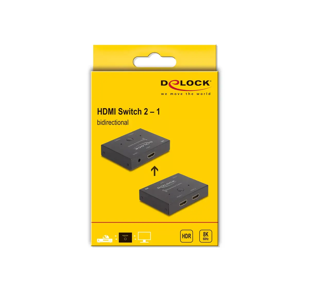 DeLOCK HDMI 2 - 1 slēdzis Photo 3