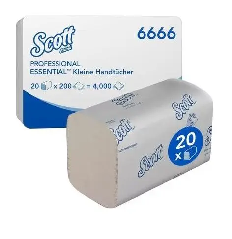 Papīra dvieļi SCOTT 6666, 2 kārtas