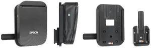 Brodit 216460 Passive Holder for Portable Printer Black ABS and Acetal Plastic
