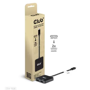 Video splitter CLUB3D CSV-1558 — supports up to 4K 60Hz, multi-display output