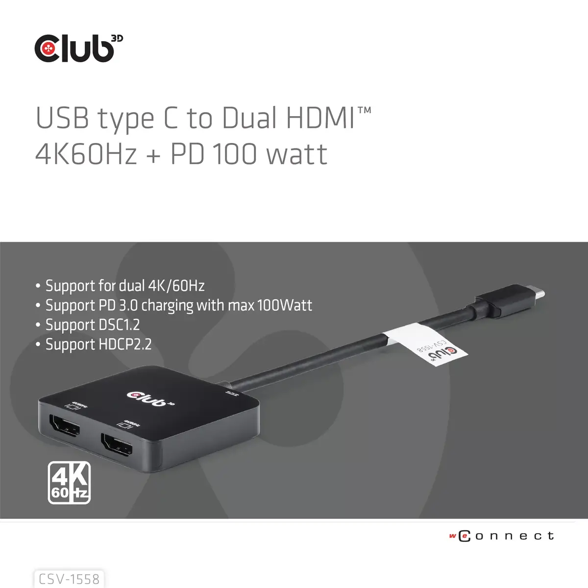 Видеосплиттер CLUB3D CSV-1558 Photo 2