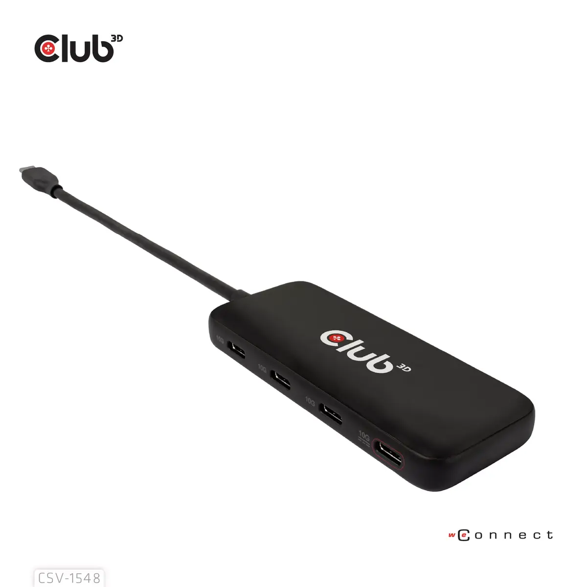USB Type-C 4-portu hubs CLUB3D CSV-1548 Photo 6