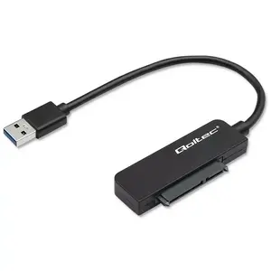 SATA adapter QOLTEC 52268 for 2.5" SSD/HDD to USB 3.0, supports up to 2TB