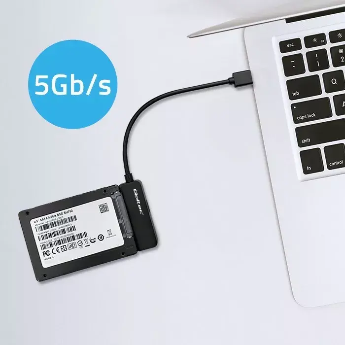 SATA adapter QOLTEC 52268 for 2.5" SSD/HDD Photo 2