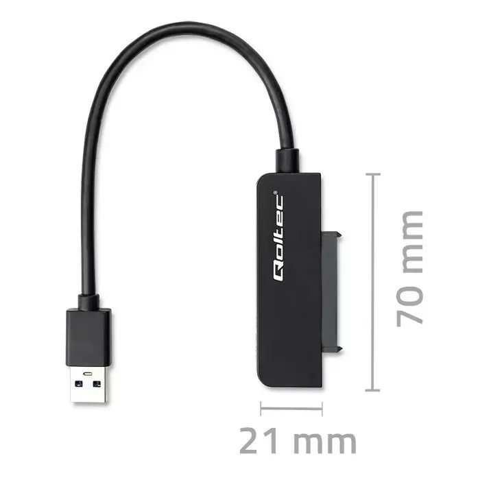 SATA adapter QOLTEC 52268 for 2.5" SSD/HDD Photo 7