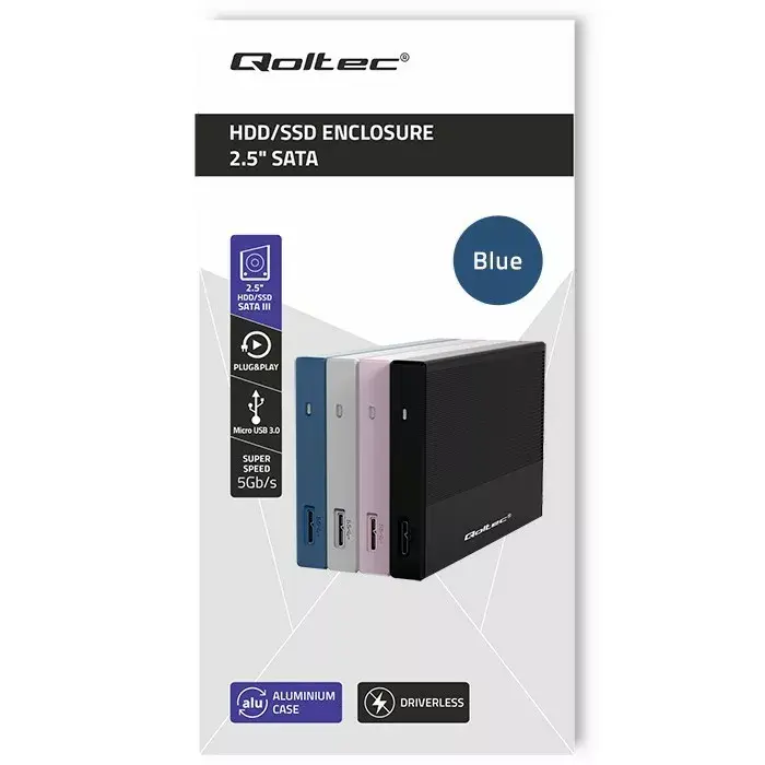 QOLTEC 52276 2.5" SSD/HDD korpuss USB 3.0 Photo 5