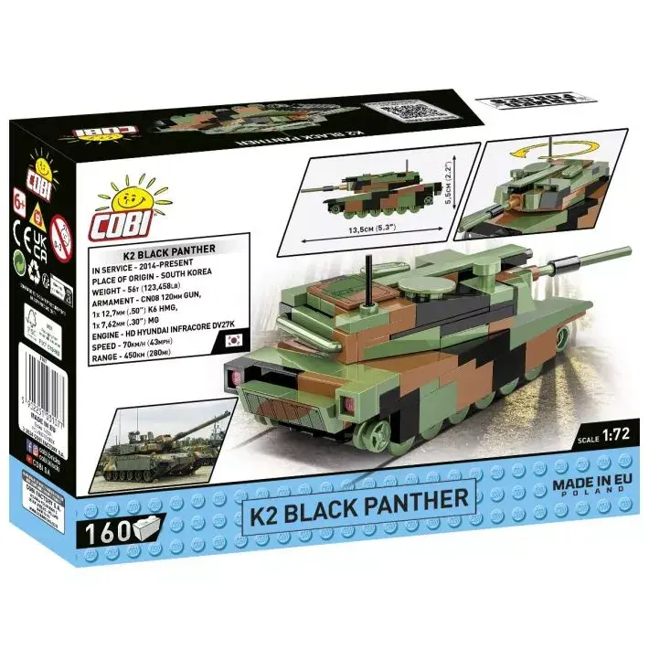 Konstruktors COBI K2 Black Panther — 160 detaļas Photo 4
