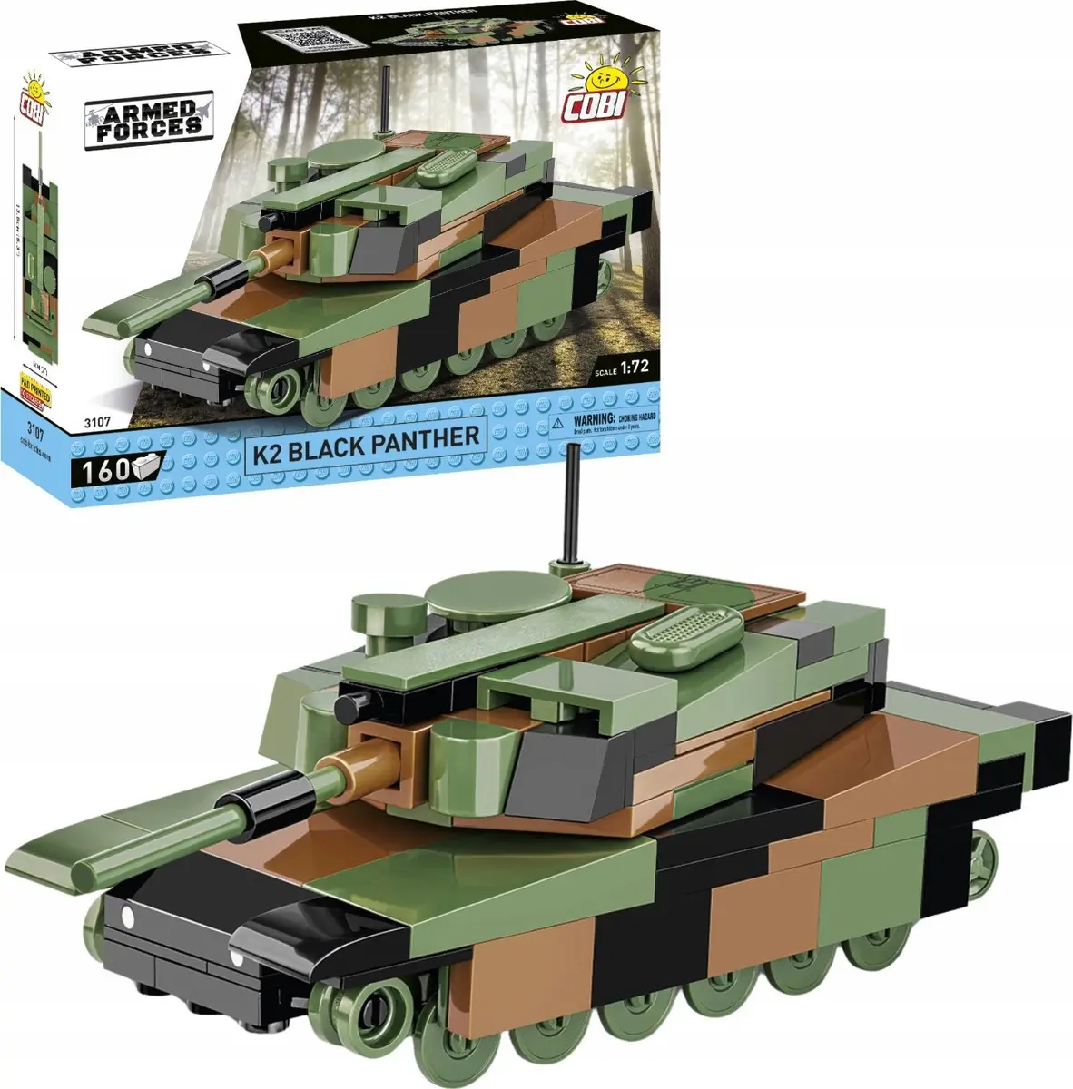 COBI K2 Black Panther building set — 160 pcs Photo 5