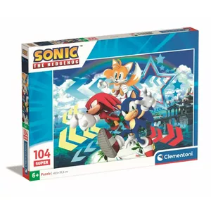 Пазл Clementoni Sonic — 104 элемента, развивающий пазл для детей