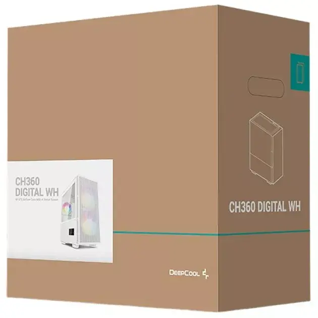 DeepCool R-CH360-WHAPE3D-G-1 Micro Tower корпус Photo 14