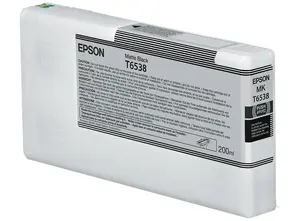 Epson T6538 Matte Black Ink Cartridge 200ml Single Pack Standard Yield