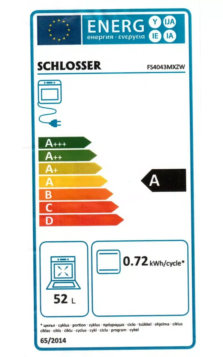 SCHLOSSER FS4043MXZW electric stove Photo 4