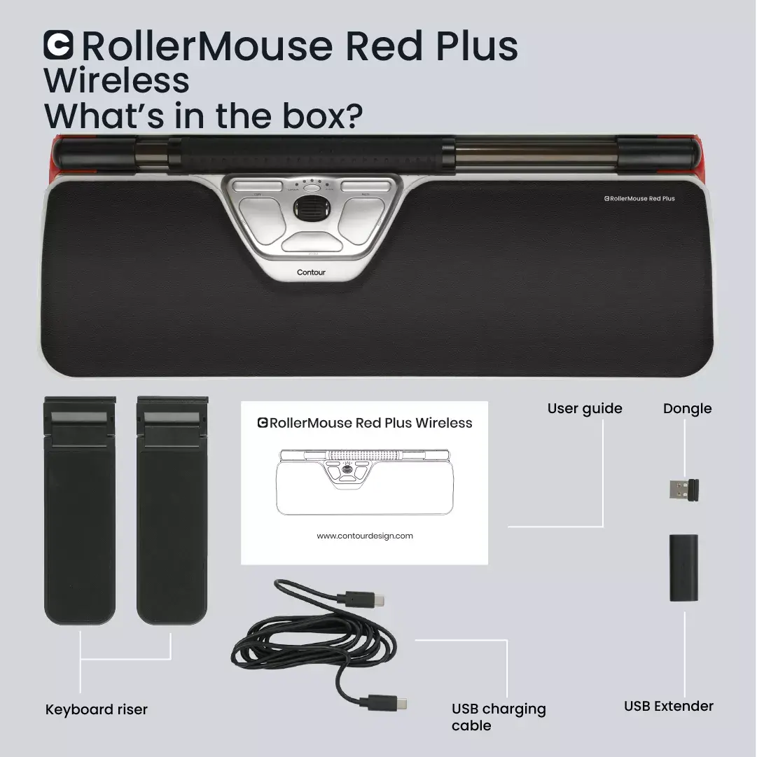 Pele Contour Design RollerMouse Red Plus Photo 4