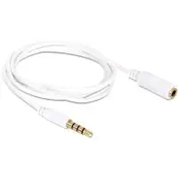 Audio cable DeLOCK 84717 0.5m 3.5mm White