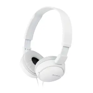 Sony MDR-ZX110AP Vadu binaurāla austiņu sistēma zvaniem un mūzikai ar iebūvētu mikrofonu un 1.2m kabeli, baltā krāsā