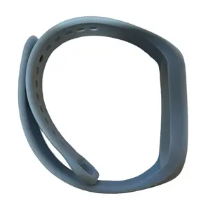 Silikona siksniņa iWear priekš Mi Band 5/6/7 — gaiši zila, 18×250 mm