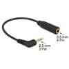 Audio kabelis DeLOCK 0.17m 2.5mm/3.5mm Photo 2