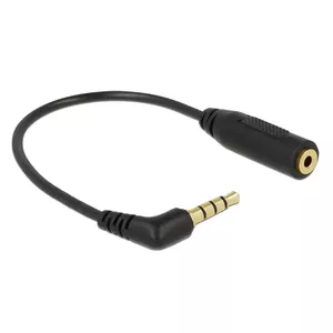 DeLOCK 0.175m 3.5mm/2.5mm audio kabelis 0,175 m Melns