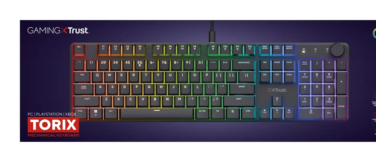 Trust GXT 866 TORIX Gaming Keyboard Photo 6